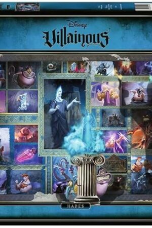 The Ravensburger Disney Villainous: Hades 1000 Piece Jigsaw Puzzle for Adults - Every Piece is Unique, Softclick Technology Means Pieces Fit Together Perfectly, Blue