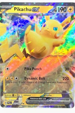 The Pokemon - Pikachu ex 063/193 - Paldea Evolved Double Rare