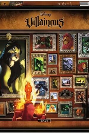 The Ravensburger Disney Villainous: Scar 1000 Piece Jigsaw Puzzle for Adults - 16524 - Every Piece is Unique, Softclick Technology Means Pieces Fit Together Perfectly