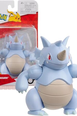 The Pokémon PKW3418 - Battle Feature Figure - Curling Irons - Official Moving Figure, 4.5"
