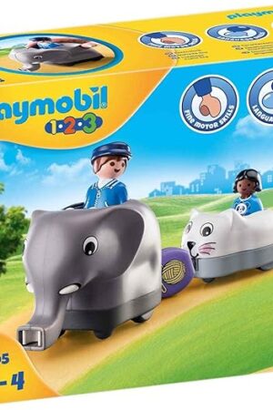 The Playmobil 1.2.3 Animal Train