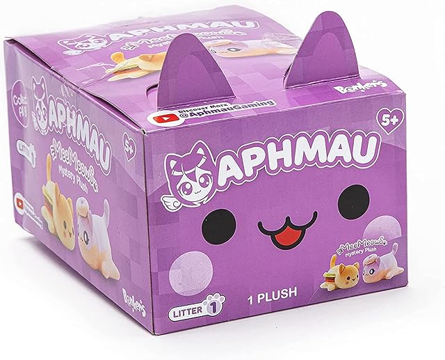 The Aphmau 6" Collectible Plush; YouTube Gaming Channel; Blind Box; 1 of 8 Possible MeeMeows
