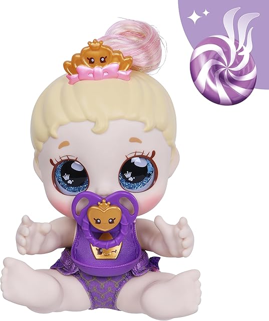 The Kindi Kids Scented Sisters 6.5" Doll and 2 Accessories - Teenie Tiara