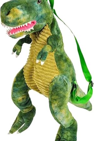 The Rhode Island Novelty 20" Dino Backpack T-Rex , Green