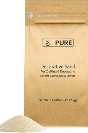The PURE ORIGINAL INGREDIENTS Decorative Sand (5 lb.) by Pure, Real Sand for Use in Crafts, Decor, Vase Filler
