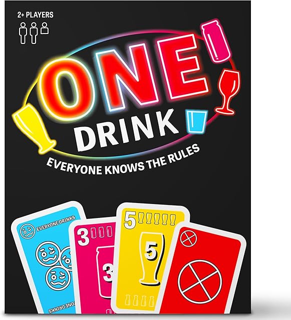 The One Drink - Drinking Game for Parties - Fun and Easy Card Game for Game Nights