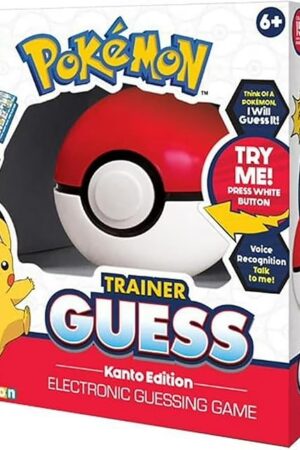 The Pokémon: Trainer Guess - Kanto - Electronic Guessing Game, Collect 151 Regional, Field Guide, Talk to Your Light & Sound Poke Ball, Kids 6+