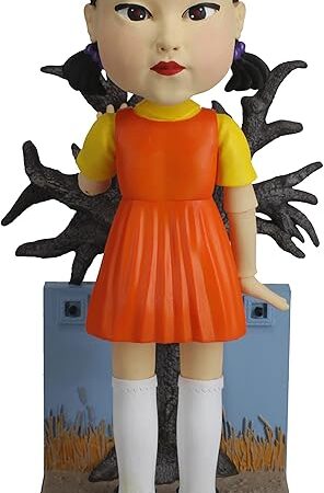 The Royal Bobbles Squid Game Young Hee Doll Collectible Bobblehead Statue - 10 Inches Tall - Premium Polyresin Figure