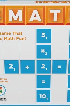 The Pressman SMATH - The Game That Makes Math Fun! Multicolor, 5"