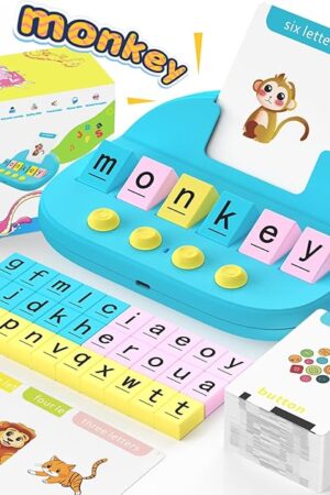 The Phonics Flash Cards for Toddlers, Matching Letter Game Learning Toys for Kid, Autism Speech Therapy Materials 322 Sight Words,Boy Girl Birthday