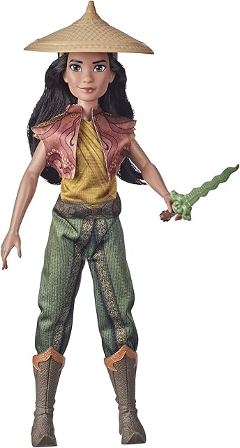 The Disney Princess Raya and The Last Dragon Raya's Adventure Styles,Fashion Doll with Clothes,Shoes,and Sword Accessory,Toy for Kids 3 Years and Up