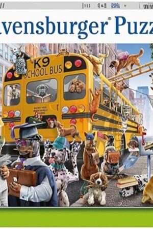 The Ravensburger - Pet School Pals - 150 Piece Jigsaw Puzzle - Colorful Canine Antics - Bold, Bright Imagery - Ideal Gift - Premium Quality - Screen-Free Fun - MESH Accredited for Kids Age 7+