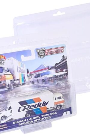 The Protector Case for Hot Wheels Team Transport Clamshell Blister Display (5 Pack)