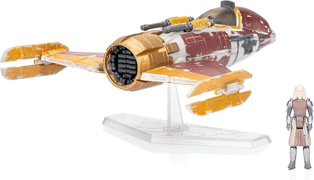 The Star Wars Micro Galaxy Squadron Fiend Fighter - 5-Inch Vehicle with 1-Inch Micro Figure Accessory