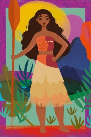 The Ravensburger Disney Puzzle Moment - Moana 300 Piece Jigsaw Puzzle | Vibrant Oceanic Artwork | Perfect Starter Puzzle | FSC-Certified Materials