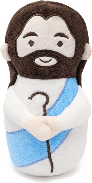 The Jesus Plush Stuffed Doll Finding My Friend Jesus Doll 8" Easter Mary Plushies Easter Party Easter Favors Gift for Kids