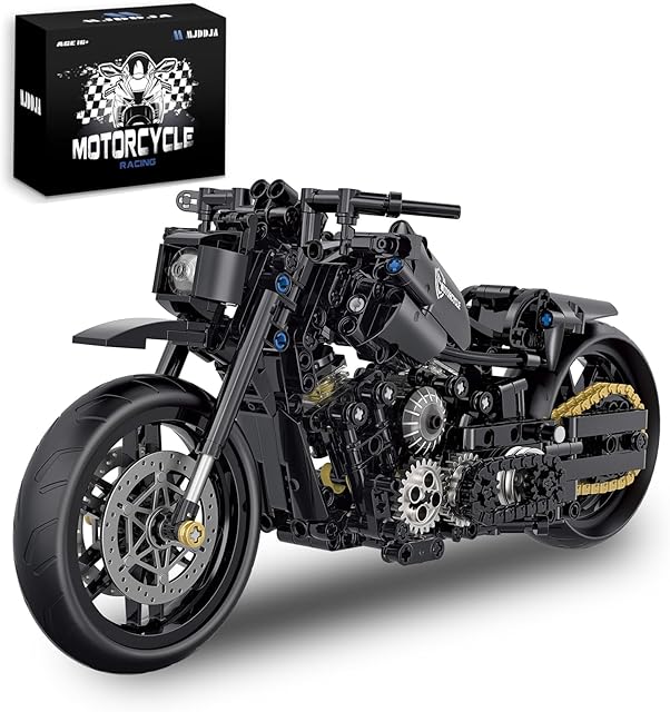 The 1:8 Motorcycle Building Set for Adults, Building Blocks for Adults, Collectible Toy for 14 15 16+ Years Old Boys, Teenage Boys Gifts on Birthday(579PCS)