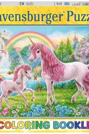 The Ravensburger Magical Unicorns 100 Piece XXL Jigsaw Puzzle for Kids – 13698 | Unique, Pieces | Anti-Glare Surface | FSC Certified, Eco-Friendly | Makes a Great Gift for Ages 4 and Up