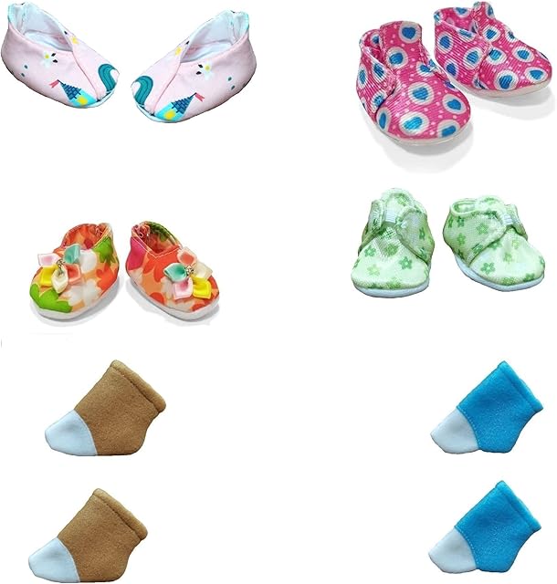 The Doll Shoes and Accessories for 12 Inch Baby Dolls and 14.5 Inch American Dolls Girl Wishers,Alive Dolls Shoes and Socks for 12-14.5 Inch Girl Doll(Shoes)