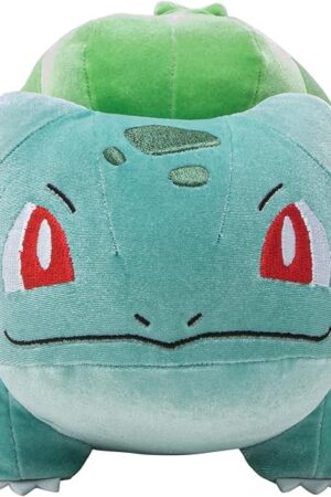 The Pokémon Bulbasaur Select Velvet Plush - 8-Inch Bulbasaur Plush with Unique Velvet Fabric and Authentic Details
