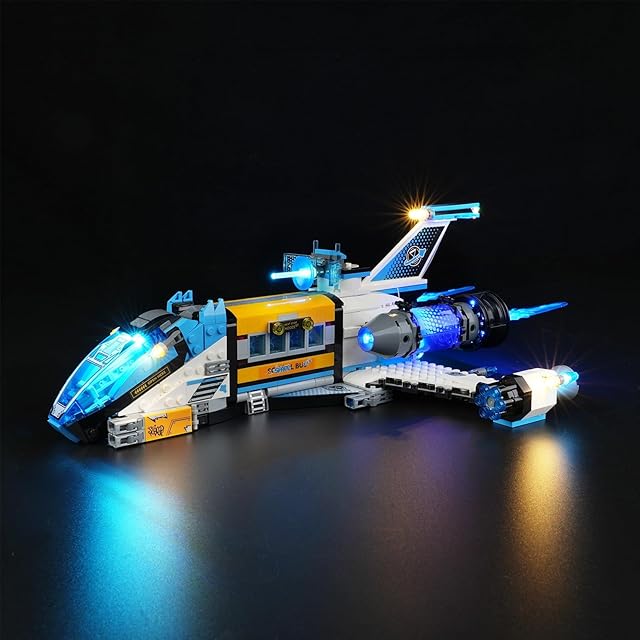 The LED Lighting Kit for Lego DREAMZzz Mr. Oz's Spacebus, LED Light Compatible with 71460 Building Block Models (Not Include Lego Set)