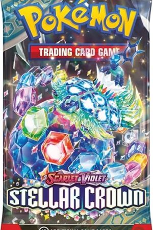 The POKEMON TCG: Scarlet & Violet Stellar Crown BOOSTER PACK (1 PACK) - 10 Cards