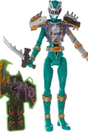 The Power Rangers Dino Fury Cosmic Armor Green Ranger, 6-Inch Action Figures Make Great Gifts for Boys and Girls Ages 4 and Up