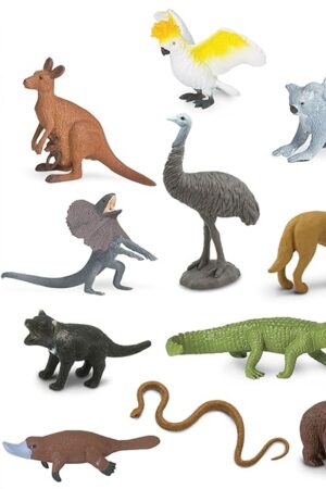 The Safari Ltd. Land Down Under TOOB - 11 Figurines of Australian Animals - Educational Toy Figures For Boys, Girls, and Kids Ages 3+