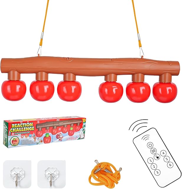 The Reflex Drop Sticks Challenge Game with Remote Control - 3 Adjustable Speed Modes Hand-Eye Coordination & Reaction Training Toy, Fun Catch Falling Sticks Game for Kids, Adults