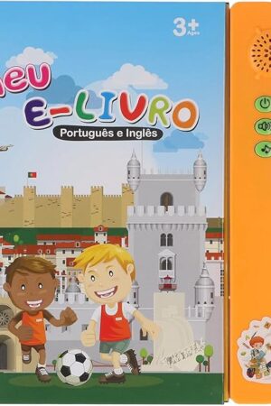 The Portuguese English Sound Book, Bilingual Children Alphabet Numbers Animals Fruits Vegetables, Interactive Learning Book (2)