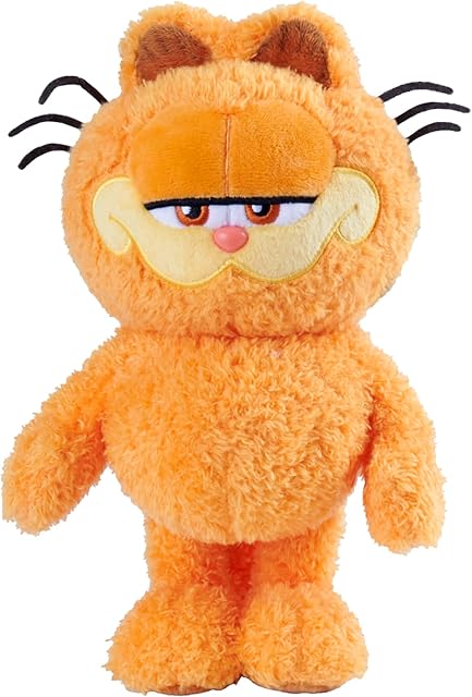 The Classic Garfield 8" Plush | Charming Character Detail | Soft and Huggable | Great Gift Or Addition to Your Collection | Garfield Movie | Ages 3+