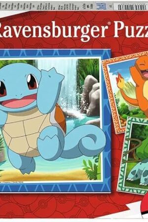 The Ravensburger Classic Pokemon Jigsaw Puzzles for Kids Age 5 Years Up - 3X 49 Pieces