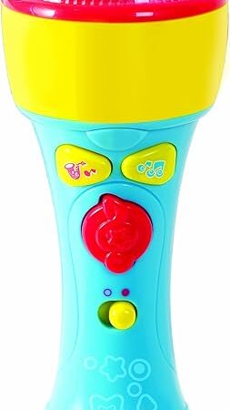 The PLAY Tiny Musicians Sing Along Mic Music Player with Built in Speakers, Preprogrammed Music for 18 Months & Up