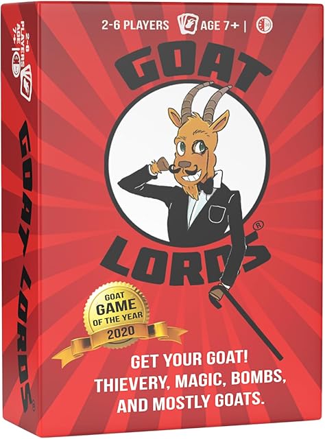 The Goat Lords - Most Addicting Card Games for Families, Teens, Kids (Boy and Girl) Ages 7 and Up - Family Board Games, Fun Game, Card Game for Adults or Family Game Night! A Great Gift Idea!