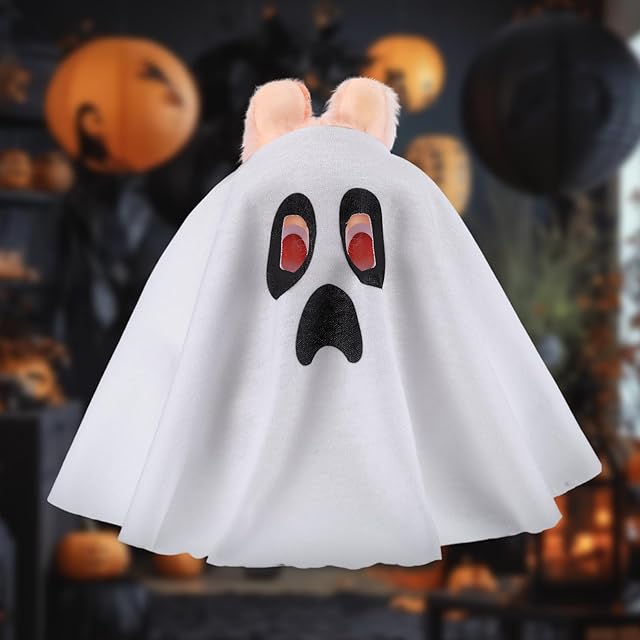 The 17 cm Doll Clothes Halloween, Desk Goose Ghost Outfits, Cute & Spooky 17 cm Doll Accessories for Halloween Party Decorations
