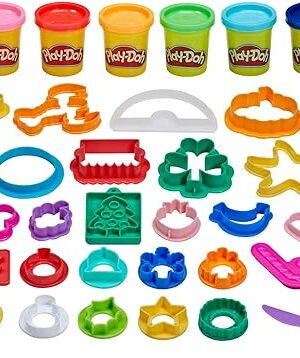 The Play-Doh Holiday Set of Tools, 43 Accessories & 10 Modeling Compound Colors, Non Candy Halloween Handout Toys & Party Favors, Kids Arts & Crafts, Preschool Toys, Ages 3+ (Amazon Exclusive)