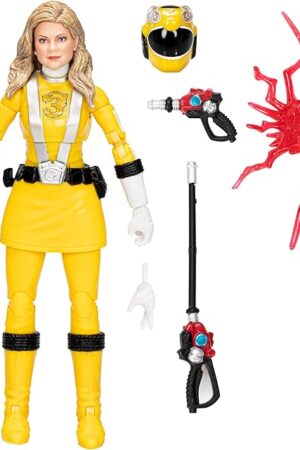 The Power Rangers Lightning Collection RPM Yellow Ranger 6-Inch Premium Collectible Action Figure Toy with Accessories, Kids Ages 4 and Up