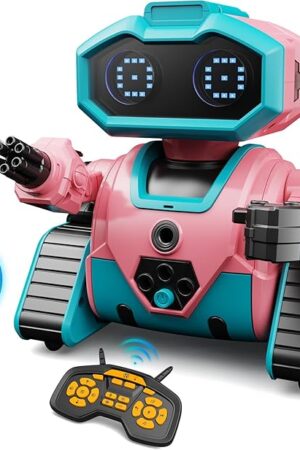 The Robot Toys,Remote Control Robot Toy with LED Eyes, Gesture Sensing,Recording Fuction,Dance,Music,RC Robot for Kids Birthday Gift for Boys and Girls of Age 3 and Up