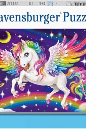 The Ravensburger Unicorn and Pegasus Jigsaw Puzzle Set for Kids - 2 x 24 Pieces | Easy-to-Hold Pieces | Engaging Design | Fosters Cognitive Development | FSC Certified - 05677