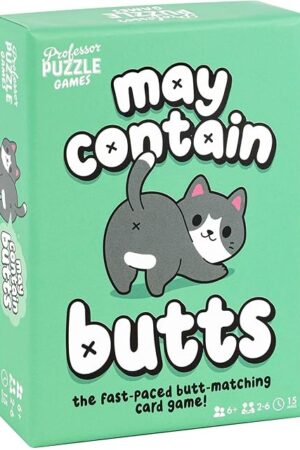 The Professor PUZZLE May Contain Butts - Race to React in This Fast-paced Butt-Matching Card Game!