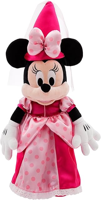 The Disney Store Unisex-Children Princess Collection: Medium 23-Inch Minnie Mouse Plush - Soft, Huggable & Authentic Toy for Fans & Kids