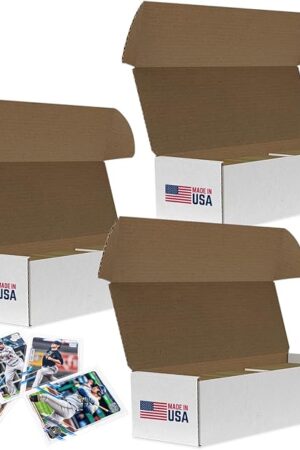 The Premium Trading Card Box Storage For Sports, Baseball, Football, Basketball, MTG & TCG Collector | Baseball Card Storage Boxes & Organizer For Magic Sorter Bulk. Sports Holder For Collection.