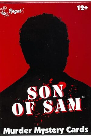 The Regal Games - Son of Sam - Murder Mystery Card Game - for Holidays, Game Nights, and Parties - 5?x 2? Card Size - 54 Count - Up to 26 Players, Ages 12+