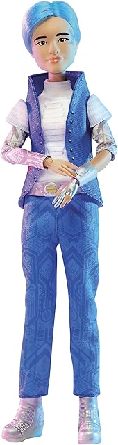 The Disney Princess Zombies 3 A-spen Fashion Doll - 12-Inch Doll with Blue Hair, Alien Outfit, Shoes, and Accessories. Toy for Kids Ages 6 and Up