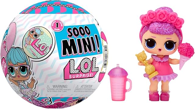 The L.O.L. Surprise! Sooo Mini with Collectible Doll, 8 Surprises, Mini L.O.L. Surprise! Balls, Limited Edition Dolls- Great Gift for Girls Age 4+, Multicolor