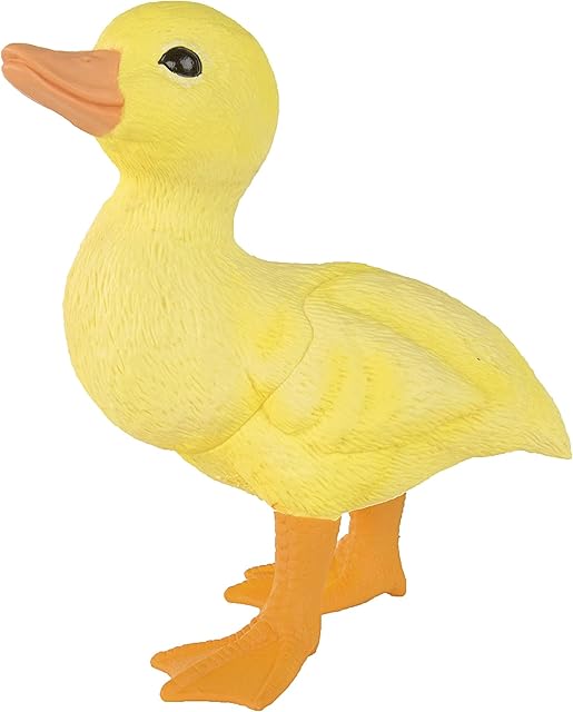 The Safari Ltd. Duckling Figurine - Detailed 4.5" Plastic Model Figure - Fun Educational Play Toy for Boys, Girls & Kids Ages 18M+