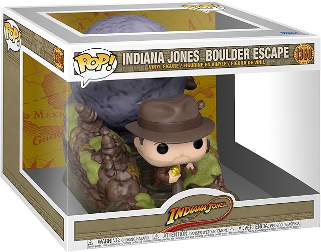 The Funko Movie Moment: Indiana Jones - Boulder Scene - Collectable Vinyl Figure - Gift Idea - Official Merchandise - for Kids & Adults - Movies Fans - Model Figure for Collectors and Display