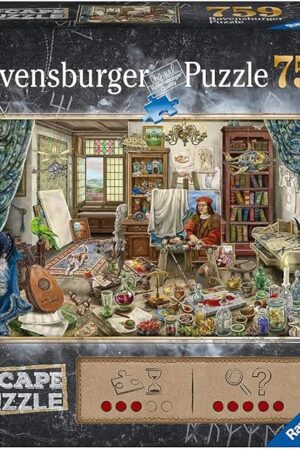 The Ravensburger The Art Studio | 759-Piece Jigsaw Puzzle for Adults | Unique Piece Design | Premium Quality Materials | Ideal Gift for Puzzle Enthusiasts