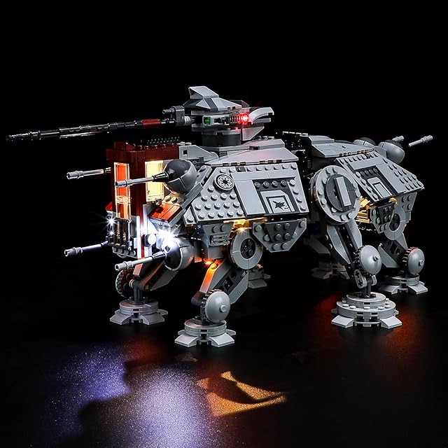 The YEABRICKS LED Light for Lego-75337 Star Wars at-TE Walker Building Blocks Model (Lego Set NOT Included)