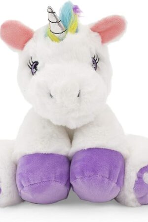 The Plushible Poppy The Unicorn Stuffed Animal, 10" Plush Unicorn Toy for Girls & Boys - Machine Washable Plush, Soft Stuffed Animal Toy, Gift's Day Gift for All